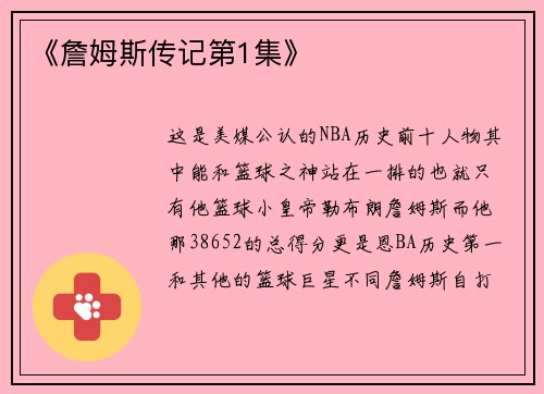 《詹姆斯传记第1集》